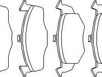 Set placute frana,frana disc VW POLO (6N1), SEAT AROSA (6H), VW LUPO (6X1, 6E1) - TOPRAN 107 237