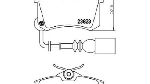 Set placute frana, frana disc VW POLO ( 9N ) 