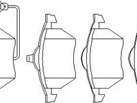 Set placute frana,frana disc VW SHARAN (7M8, 7M9, 7M6), FORD GALAXY (WGR), SEAT ALHAMBRA (7V8, 7V9) - TOPRAN 108 804