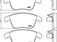 Set placute frana,frana disc VW TIGUAN (5N_), VW SHARAN (7N), VW (SVW) TIGUAN - HELLA PAGID 8DB 355 014-031