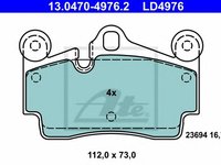 Set placute frana,frana disc VW TOUAREG (7LA, 7L6, 7L7) (2002 - 2010) ATE 13.0470-4976.2 piesa NOUA