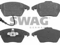 Set placute frana,frana disc VW TOURAN (1T1, 1T2), AUDI A3 (8P1), VW RABBIT V (1K1) - SWAG 30 91 6502