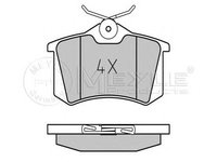 Set placute frana,frana disc VW TRANSPORTER IV platou / sasiu (70XD) (1990 - 2003) MEYLE 025 209 6117 piesa NOUA