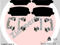 Set placute frana,frana disc ZIMMERMANN 22855.200.2