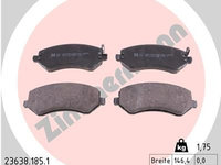 Set placute frana,frana disc ZIMMERMANN 23638.185.1