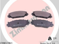 Set placute frana,frana disc ZIMMERMANN 23983.178.1