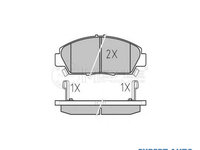 Set placute frana Honda ACCORD Mk IV combi (CB) 1991-1993 #2 0252187918W