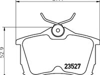 Set placute frana HONDA ACCORD Mk VII (CG, CK) - OEM - QUARO: QP6972 - Cod intern: W02606573 - LIVRARE DIN STOC in 24 ore!!!