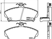 Set placute frana HONDA CIVIC Mk IV limuzina (EG, EH) - OEM - QUARO: QP3947 - Cod intern: W02606952 - LIVRARE DIN STOC in 24 ore!!!