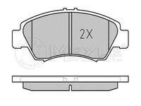 Set placute frana HONDA CIVIC Mk IV limuzina (EG, EH) - OEM - MEYLE ORIGINAL GERMANY: 0252169715/W|025 216 9715/W - W02227702 - LIVRARE DIN STOC in 24 ore!!!