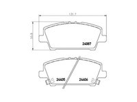 Set placute frana Honda CIVIC VIII Hatchback (FN, FK) 2005-2016 #2 0986494136