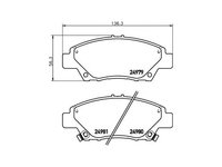 Set placute frana Honda CR-Z (ZF1) 2010-2016 #3 0986494562