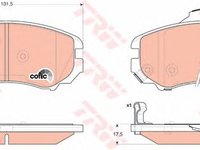 Set placute frana HYUNDAI ACCENT IV limuzina (RB) - Cod intern: W20013466 - LIVRARE DIN STOC in 24 ore!!!