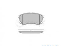 Set placute frana Hyundai SONATA V (NF) 2005-2010 #2 0252389116PD
