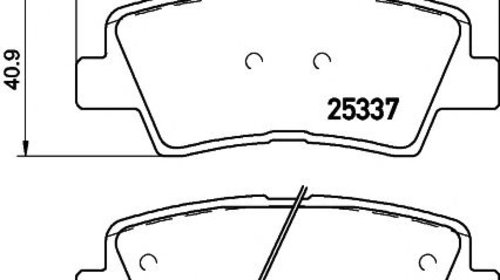 Set placute frana HYUNDAI SONATA V (NF) - OEM