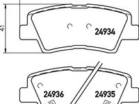 Set placute frana HYUNDAI TUCSON (JM) - Cod intern: W20120314 - LIVRARE DIN STOC in 24 ore!!!