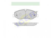 Set placute frana Icer 142191, parte montare : Punte Fata