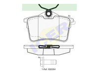 Set placute frana Icer 181895, parte montare : Punte Spate