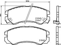 Set placute frana ISUZU TROOPER autoturism de teren, deschis (UB) - OEM - MEYLE ORIGINAL GERMANY: 0252184516/W|025 218 4516/W - W02198824 - LIVRARE DIN STOC in 24 ore!!!