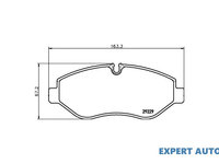 Set placute frana Iveco DAILY IV bus 2006-2011 #2 0986494293