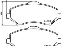 Set placute frana JEEP WRANGLER   (YJ, SJ_) - OEM - QUARO: QP8636 - Cod intern: W02605782 - LIVRARE DIN STOC in 24 ore!!!