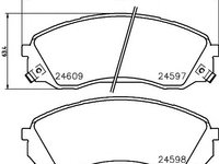 Set placute frana KIA CARNIVAL 06-/H1 08- - OEM-QUARO: QP3281|QP3281 - W02606775 - LIVRARE DIN STOC in 24 ore!!!