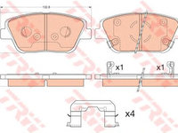 Set placute frana KIA OPTIMA 2.0 - OEM-TRW: GDB3540 - W02327111 - LIVRARE DIN STOC in 24 ore!!!