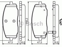 Set placute frana KIA PICANTO (BA) - Cod intern: W20277098 - LIVRARE DIN STOC in 24 ore!!!