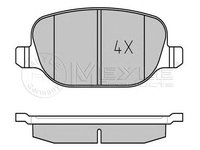 Set placute frana LANCIA DELTA III (844) - OEM - MEYLE ORIGINAL GERMANY: 0252376017|025 237 6017 - W02270159 - LIVRARE DIN STOC in 24 ore!!!