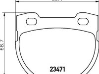 Set placute frana LAND ROVER DEFENDER 110 07/2001> punte spate - OEM-MAXGEAR: 19-2955|19-2955 - W02745451 - LIVRARE DIN STOC in 24 ore!!!