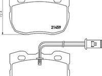 Set placute frana LAND ROVER FREELANDER Soft Top - Cod intern: W20119796 - LIVRARE DIN STOC in 24 ore!!!