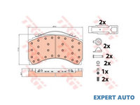 Set placute frana MAN TGS 2007-2016 #2 0064201520