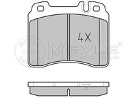 Set placute frana MERCEDES-BENZ 190 (W201) - OEM - MEYLE ORIGINAL GERMANY: 0252115317|025 211 5317 - W02387502 - LIVRARE DIN STOC in 24 ore!!!