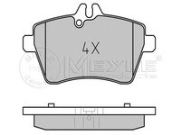 Set placute frana MERCEDES-BENZ A-CLASS (W169) - OEM - MEYLE ORIGINAL GERMANY: 0252407719|025 240 7719 - W02299718 - LIVRARE DIN STOC in 24 ore!!!