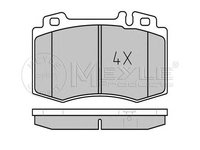 Set placute frana MERCEDES-BENZ C-CLASS T-Model (S203) - OEM - MEYLE ORIGINAL GERMANY: 0252374517|025 237 4517 - W02322117 - LIVRARE DIN STOC in 24 ore!!!