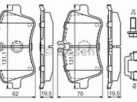 Set placute frana MERCEDES-BENZ C-CLASS (W202) - Cod intern: W20277111 - LIVRARE DIN STOC in 24 ore!!!