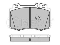 Set placute frana MERCEDES-BENZ C-CLASS Sportscoupe (CL203) - OEM - MEYLE ORIGINAL GERMANY: 0252327117|025 232 7117 - W02198854 - LIVRARE DIN STOC in 24 ore!!!