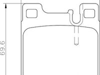 Set placute frana MERCEDES-BENZ CLK (C208) - OEM - MEYLE ORIGINAL GERMANY: 0252130515/PD|025 213 0515/PD - W02270040 - LIVRARE DIN STOC in 24 ore!!!