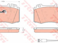 Set placute frana MERCEDES-BENZ CLK Cabriolet (A209) - Cod intern: W20012767 - LIVRARE DIN STOC in 24 ore!!!