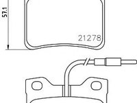 Set placute frana MERCEDES-BENZ VITO bus (W639) - Cod intern: W20119860 - LIVRARE DIN STOC in 24 ore!!!