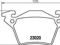 Set placute frana MERCEDES-BENZ VITO bus (W639) - Cod intern: W20058466 - LIVRARE DIN STOC in 24 ore!!!