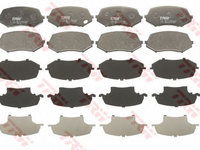 Set placute frana MITSUBISHI CANTER 01- - Cod intern: W20013576 - LIVRARE DIN STOC in 24 ore!!!