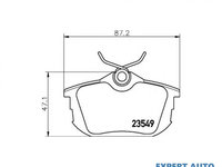 Set placute frana Mitsubishi CARISMA (DA_) 1995-2006 #2 0252186115