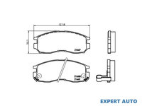 Set placute frana Mitsubishi SANTAMO 1999-2004 #2 046002