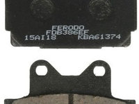 Set Placute Frana Moto Spate Ferodo Yamaha FZR, FZS, RD, SRX, TDR, XJ 250-600 1985-2003 FDB386EF