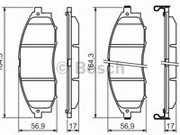 Set placute frana NISSAN NAVARA (D21) - Cod intern: W20276879 - LIVRARE DIN STOC in 24 ore!!!