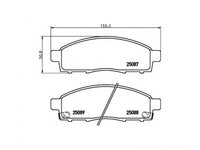 Set placute frana Nissan NV200 EVALIA 2010-2016 #2 143402