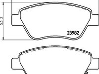 Set placute frana OPEL CORSA C caroserie (F08, W5L) - OEM - QUARO: QP7566 - Cod intern: W02605491 - LIVRARE DIN STOC in 24 ore!!!