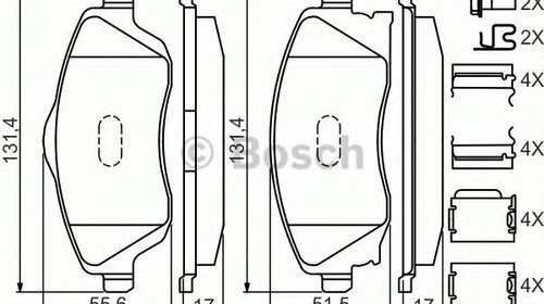 Set placute frana OPEL CORSA C (F08, F68) - O