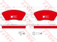 Set placute frana OPEL CORSA C (F08, F68) - OEM - TRW: GDB1570DTE - Cod intern: W02075304 - LIVRARE DIN STOC in 24 ore!!!